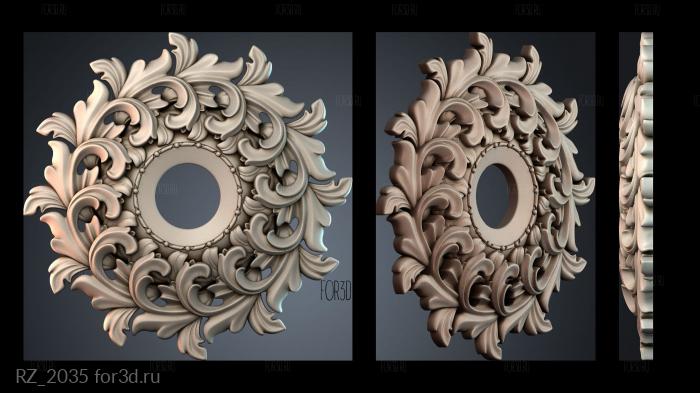 RZ_2035 3d stl for CNC