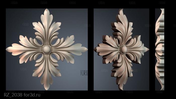 RZ_2038 3d stl for CNC