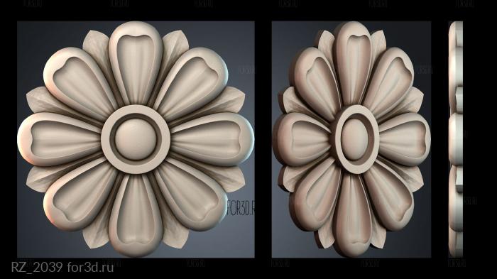RZ_2039 3d stl for CNC