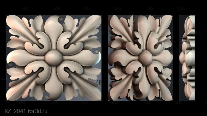 RZ_2041 3d stl for CNC