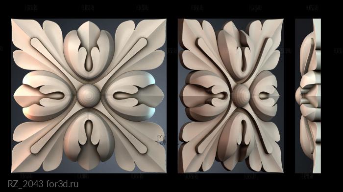 RZ_2043 3d stl for CNC