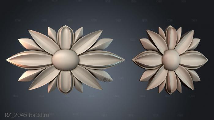 RZ_2045 3d stl модель для ЧПУ