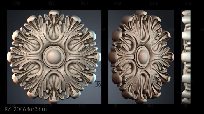 RZ_2046 3d stl модель для ЧПУ