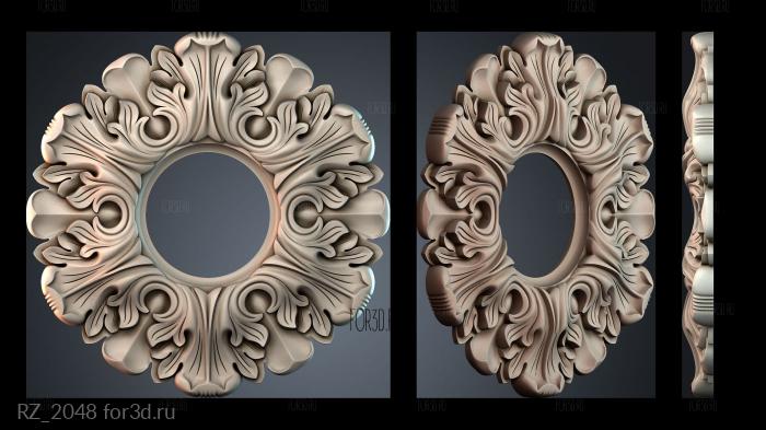 RZ_2048 3d stl for CNC