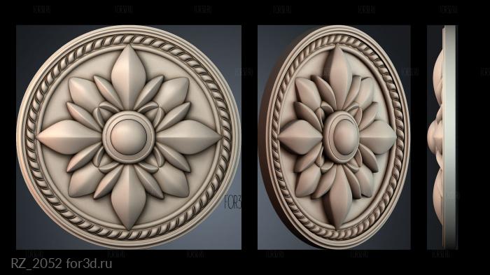 RZ_2052 3d stl for CNC