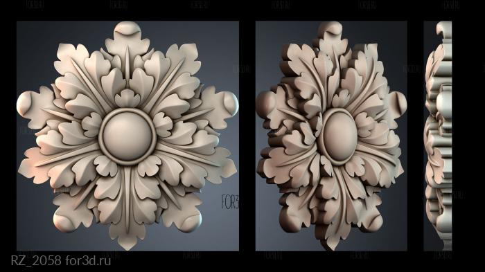 RZ_2058 3d stl for CNC