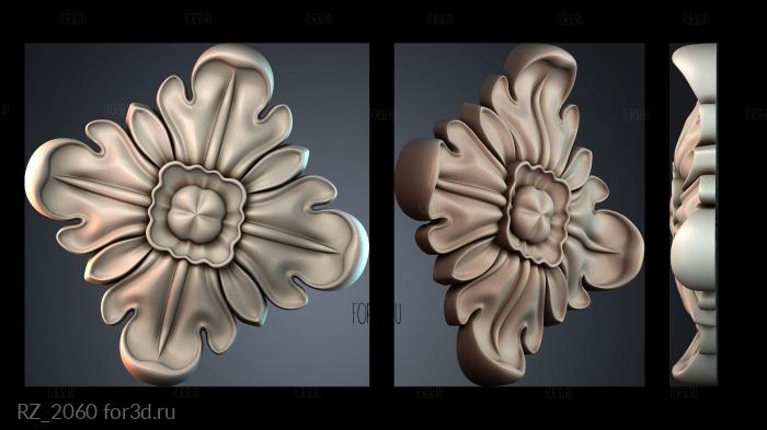 RZ_2060 3d stl for CNC