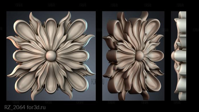 RZ_2064 3d stl модель для ЧПУ