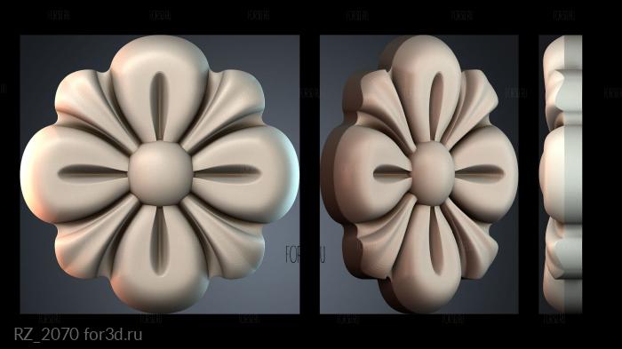 RZ_2070 3d stl модель для ЧПУ