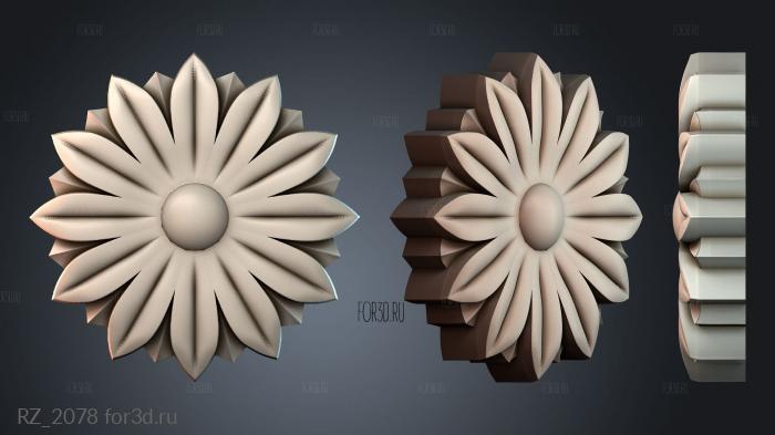 RZ_2078 3d stl for CNC