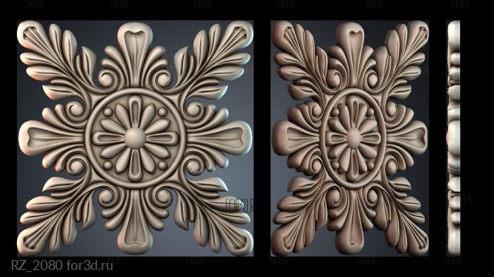 RZ_2080 3d stl модель для ЧПУ