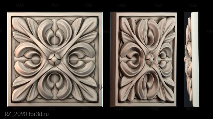 RZ_2090 3d stl for CNC