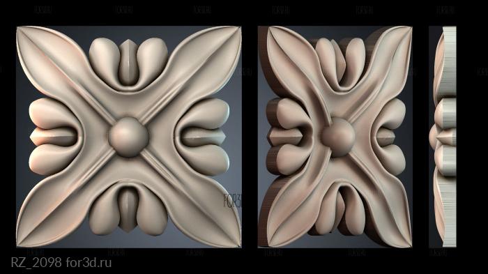 RZ_2098 3d stl for CNC