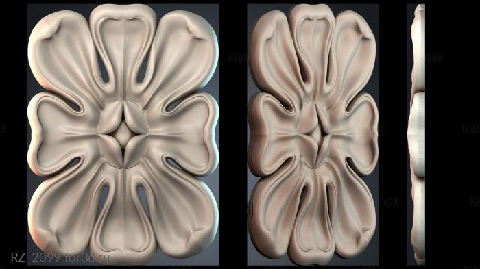 RZ_2099 3d stl for CNC