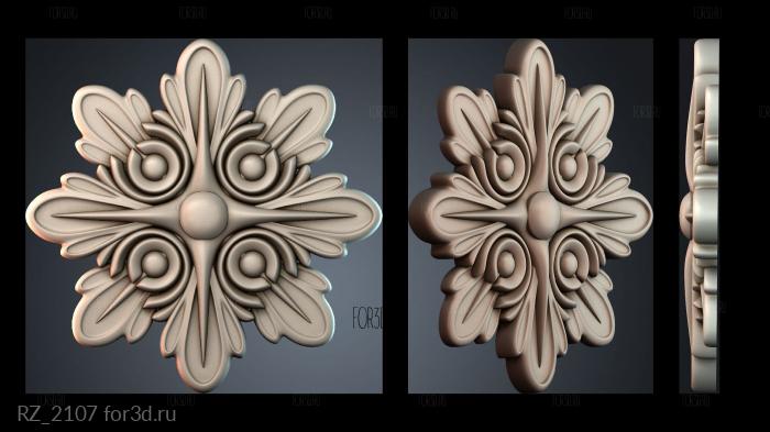 RZ_2107 3d stl for CNC