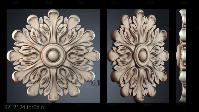 RZ_2124 3d stl модель для ЧПУ