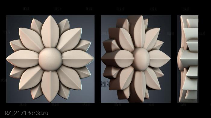 RZ_2171 3d stl for CNC