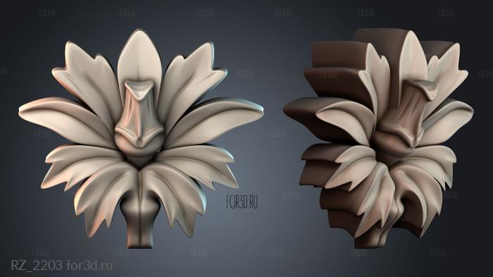 RZ_2203 3d stl for CNC