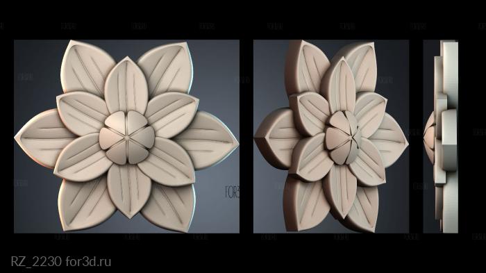 RZ_2230 3d stl модель для ЧПУ