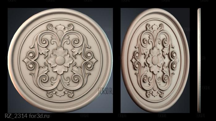 RZ_2314 3d stl for CNC