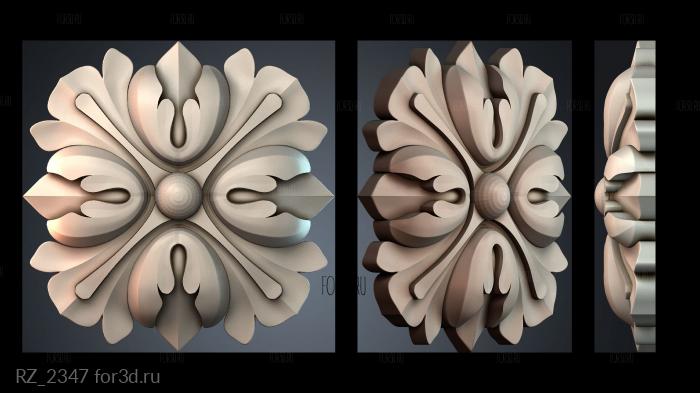 RZ_2347 3d stl for CNC