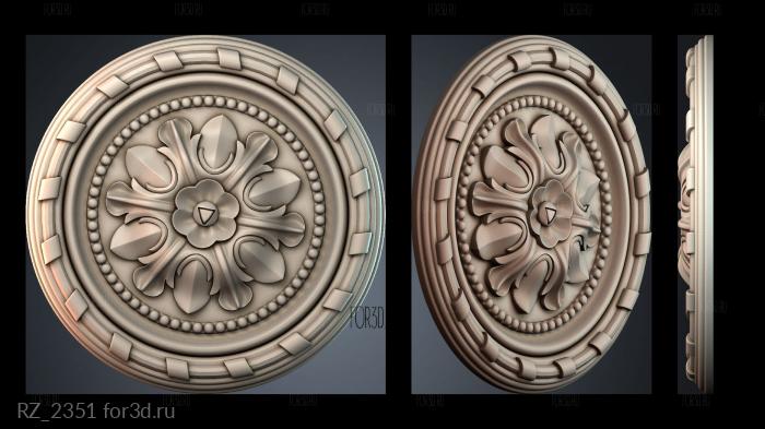 RZ_2351 3d stl for CNC
