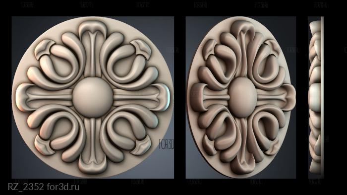 RZ_2352 3d stl for CNC