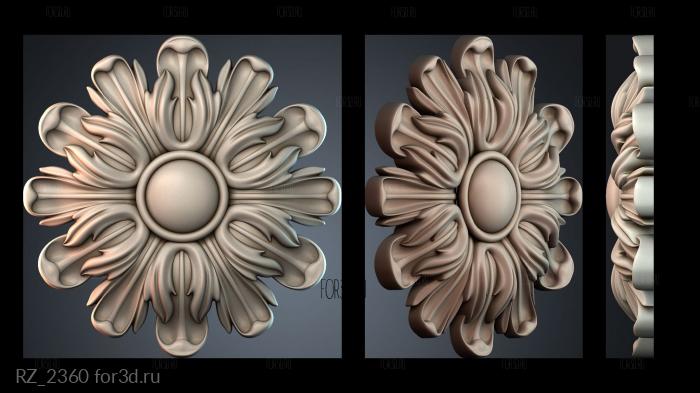 RZ_2360 3d stl модель для ЧПУ