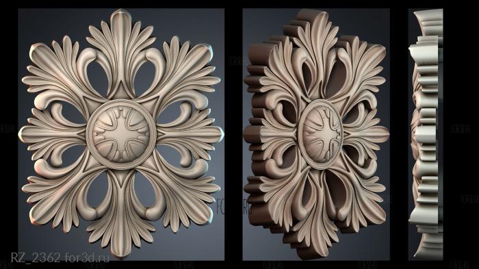 RZ_2362 3d stl модель для ЧПУ