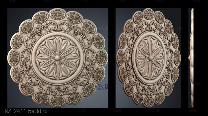 RZ_2411 3d stl for CNC