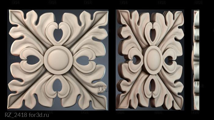 RZ_2418 3d stl модель для ЧПУ