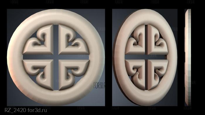 RZ_2420 3d stl for CNC
