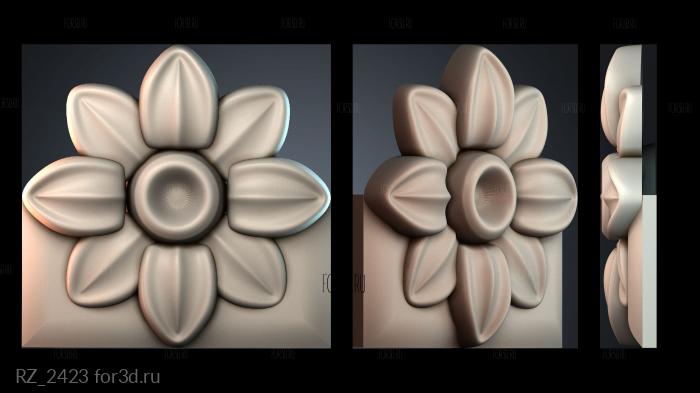 RZ_2423 3d stl for CNC