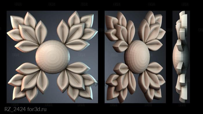 RZ_2424 3d stl for CNC