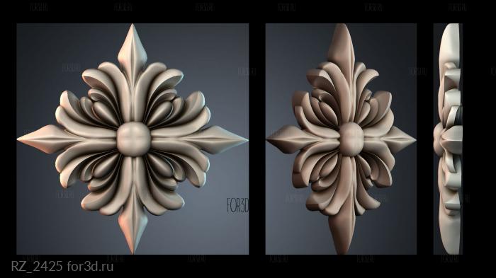 RZ_2425 3d stl модель для ЧПУ