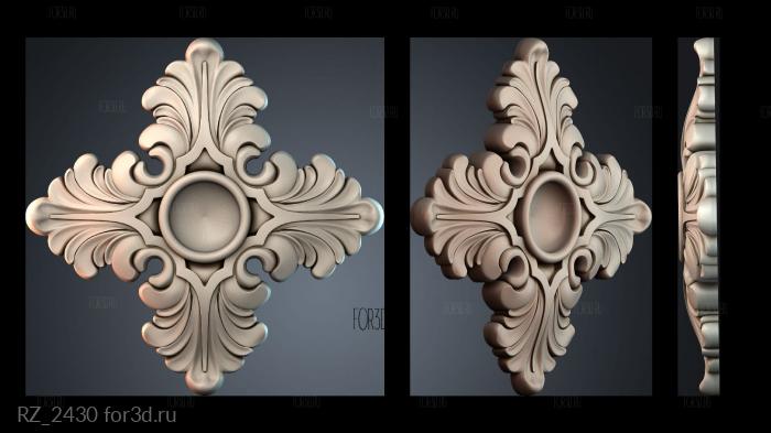 RZ_2430 3d stl for CNC