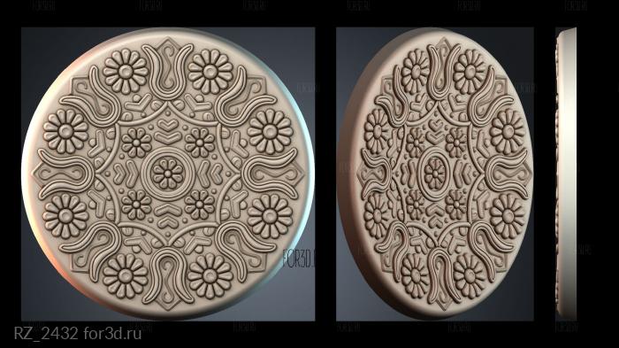 RZ_2432 3d stl for CNC