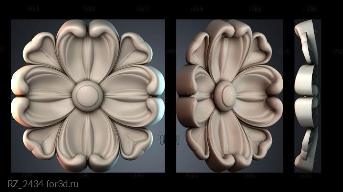 RZ_2434 3d stl модель для ЧПУ