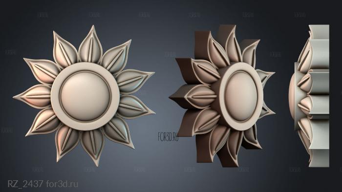 RZ_2437 3d stl модель для ЧПУ