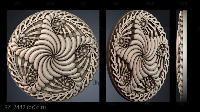 RZ_2442 3d stl for CNC