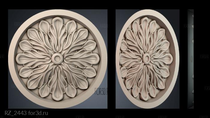 RZ_2443 3d stl модель для ЧПУ