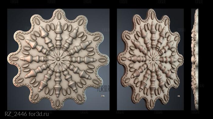 RZ_2446 3d stl модель для ЧПУ