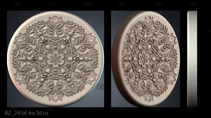 RZ_2454 3d stl модель для ЧПУ