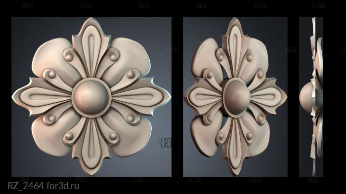 RZ_2464 3d stl модель для ЧПУ