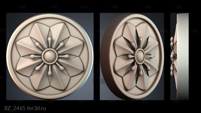 RZ_2465 3d stl for CNC