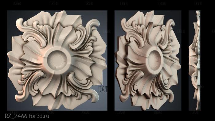 RZ_2466 3d stl for CNC