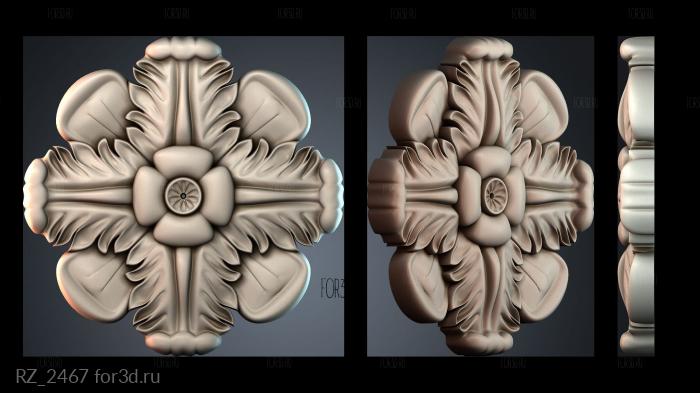 RZ_2467 3d stl for CNC