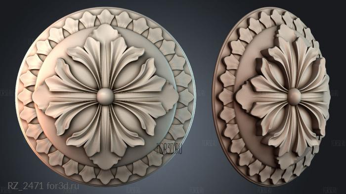 RZ_2471 3d stl for CNC