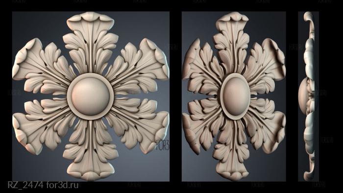 RZ_2474 3d stl модель для ЧПУ