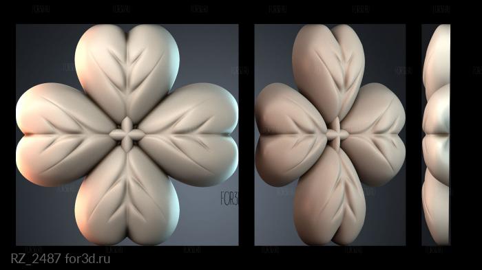 RZ_2487 3d stl модель для ЧПУ